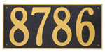 Oversized Rectangle Address Plaque