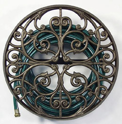 Perrault Round Hose Holder - French Bronze