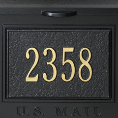 Wall Mount Mailbox Plaque
