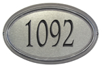 Concord Artisan Metal Estate Address Plaque