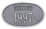 Oval Date Plaque