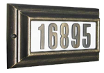 Edgewood Standard Lighted Addres Plaque
