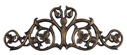 Foliate Hose Holder - French Bronze