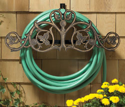 Foliate Hose Holder - Oil Rub Bronze