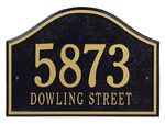 Nantucket Estate Address Plaque