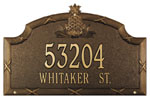 Pineapple Standard Address Plaque
