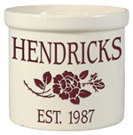 Rose Personalized Crock - Version A