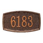 Croswell wall one line antique copper