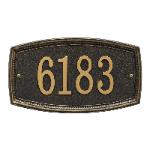 Croswell wall one line black with gold