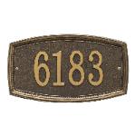 Croswell wall one line bronze with gold