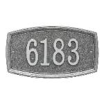 Croswell wall one line pewter with silver