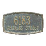 Croswell wall two line bronze verdi