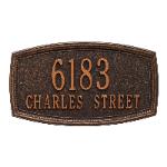 Croswell wall two line oil rubbed bronze
