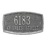 Croswell wall two line pewter with silver