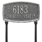 Croswell lawn two line pewter with silver