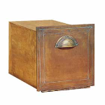Antique Brass Column Mailboxes