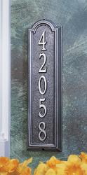 Manchester Vertical Classic Address Plaque