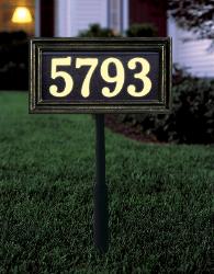 Classic Rectangle Illuminator Address Plaque