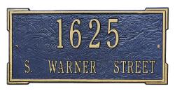 Roanoke Standard & Petite Address Plaque