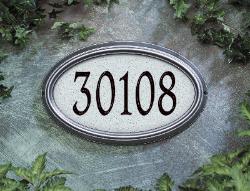 Estate Concord Artisan Stone Address Plaque
