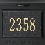 Wall Mount Mailbox Plaque