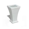 Bordeaux Tall Planter White