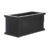 Cape Cod Horizontal Planter in Black