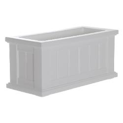 Cape Cod Horizontal Planter in White