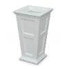 Fairfield Tall Planter in White