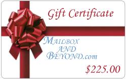 225 Dollar Gift Certificate